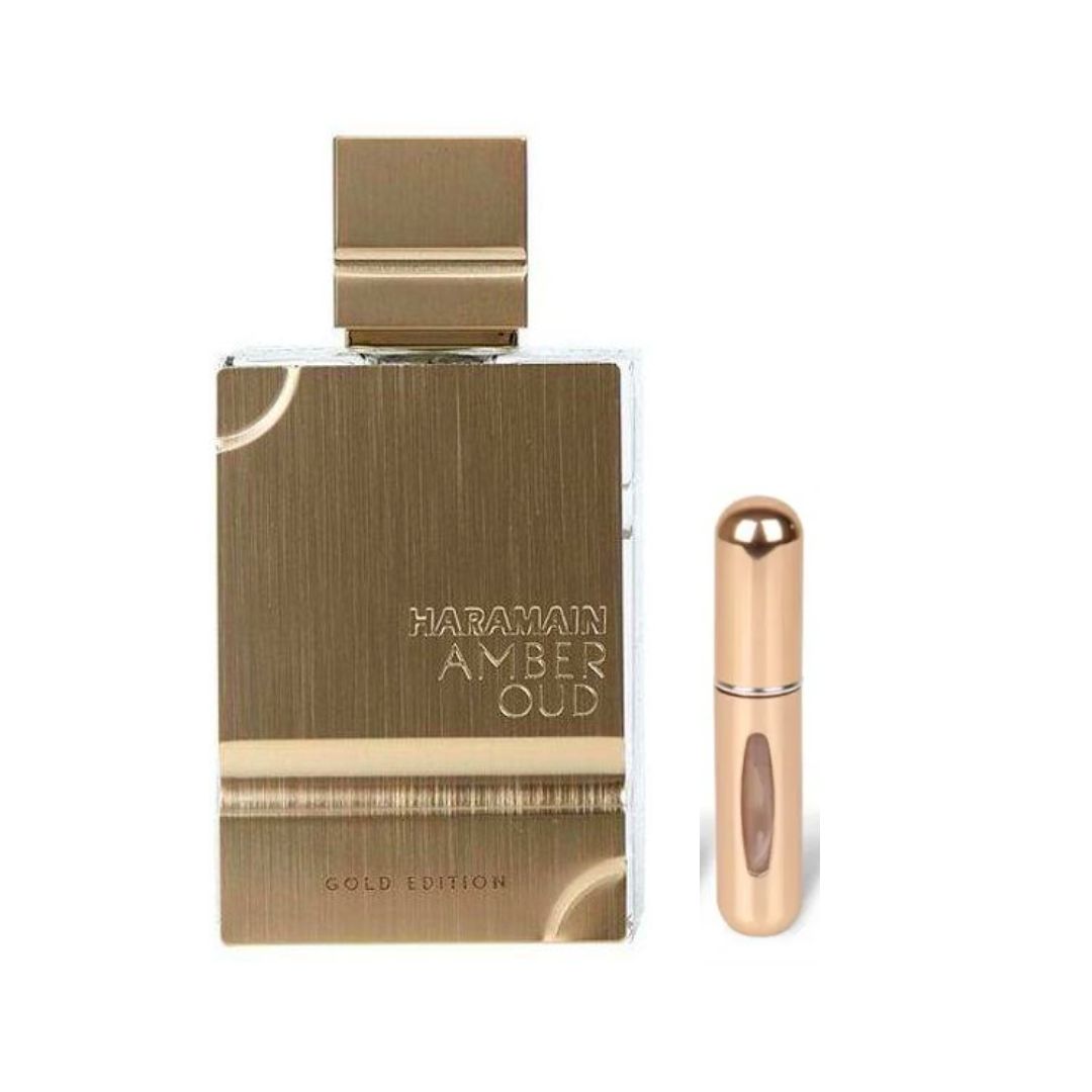 PERFUME AMBER OUD CAJA + PERFUMERO